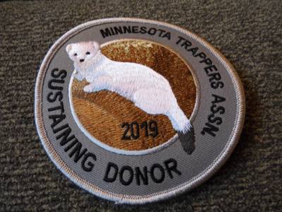 2019 Minnesota Sustaining Donor Patch - Weasel